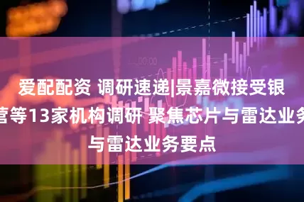 爱配配资 调研速递|景嘉微接受银河自营等13家机构调研 聚焦芯片与雷达业务要点
